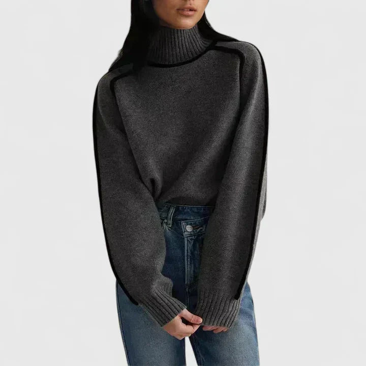 Women's Sweater with Fitted Cut