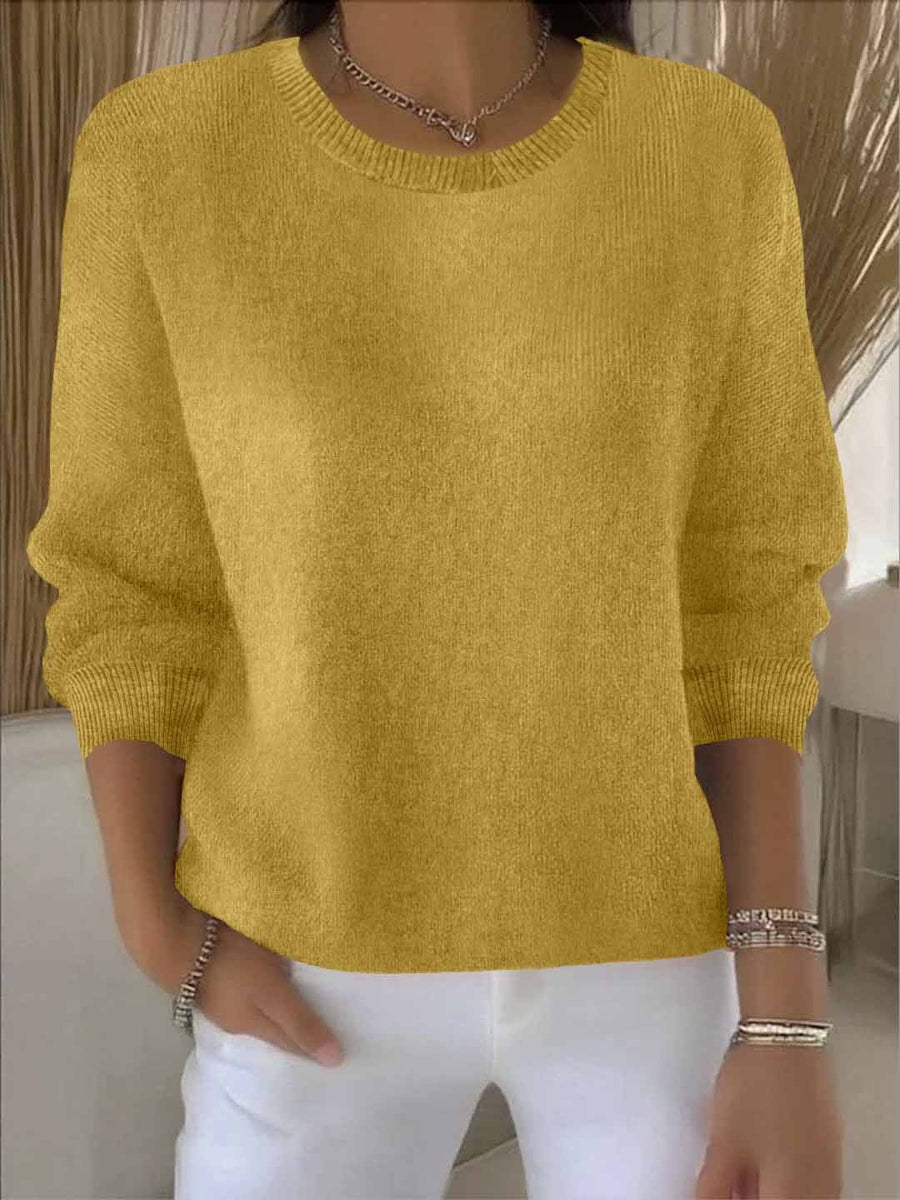 Women's Soft Warm Knit Sweater for Chilly Days