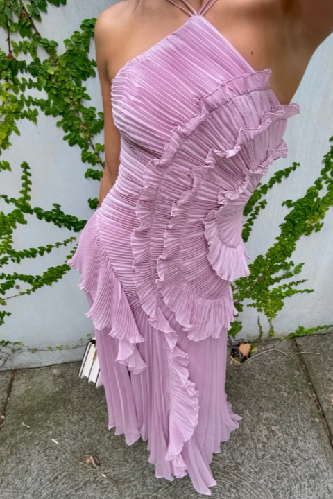 Women's Halter Neck Wedding Guest Dress