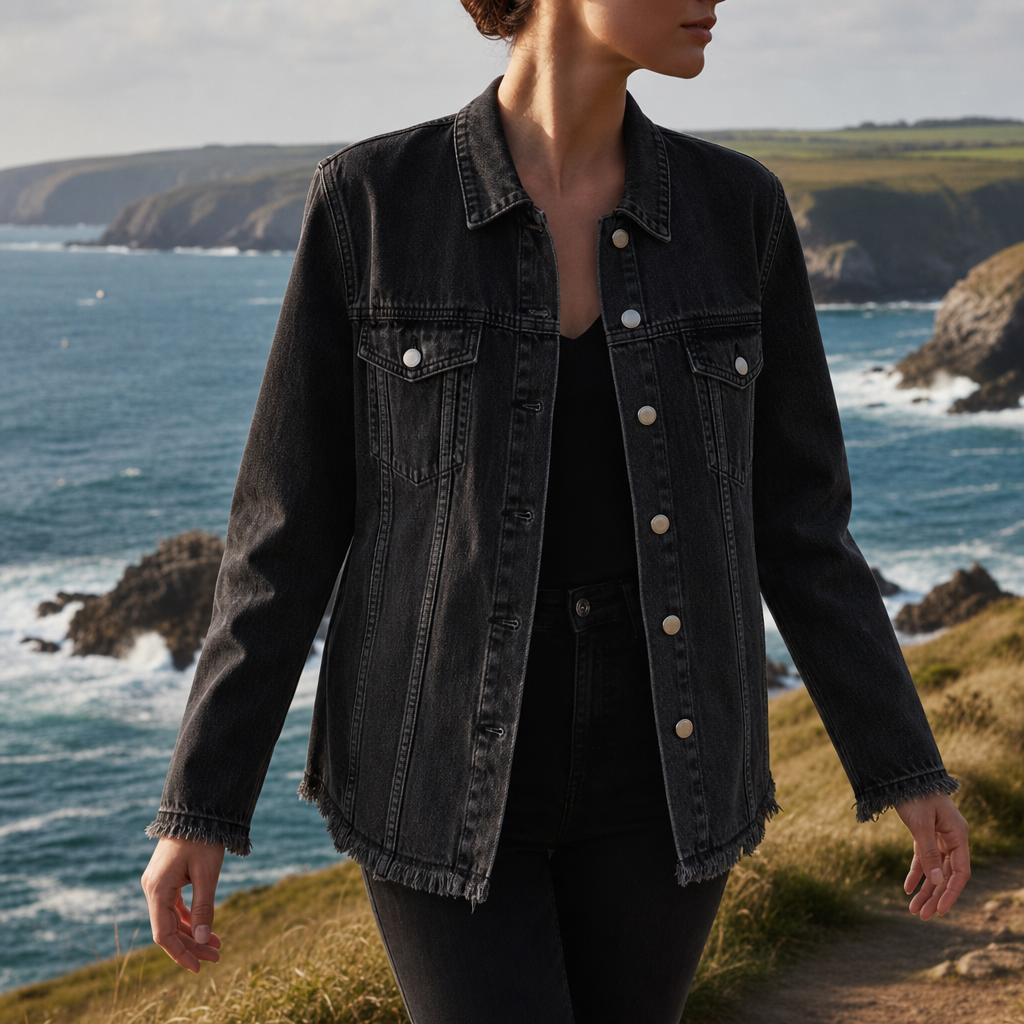 Porquerolles Oversized Denim Jacket