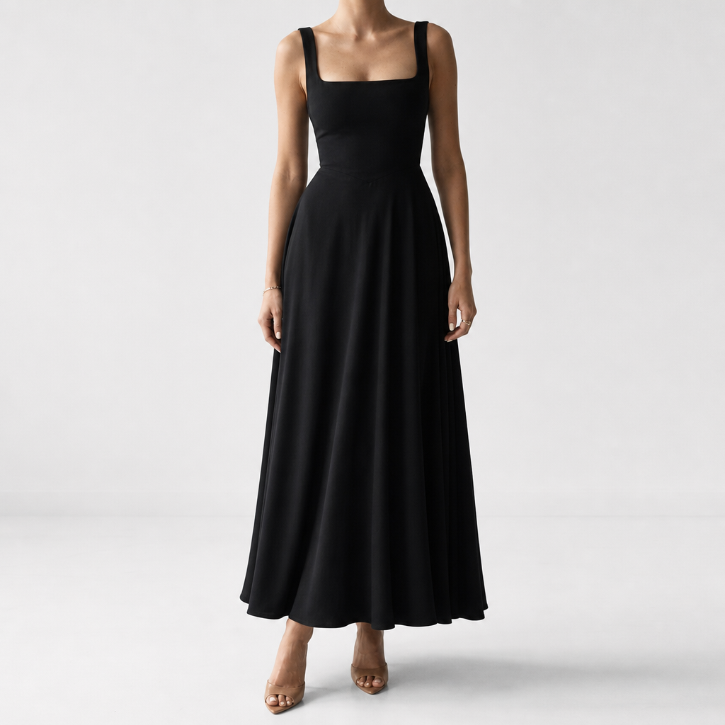 Tavira Square Neck Fit & Flare