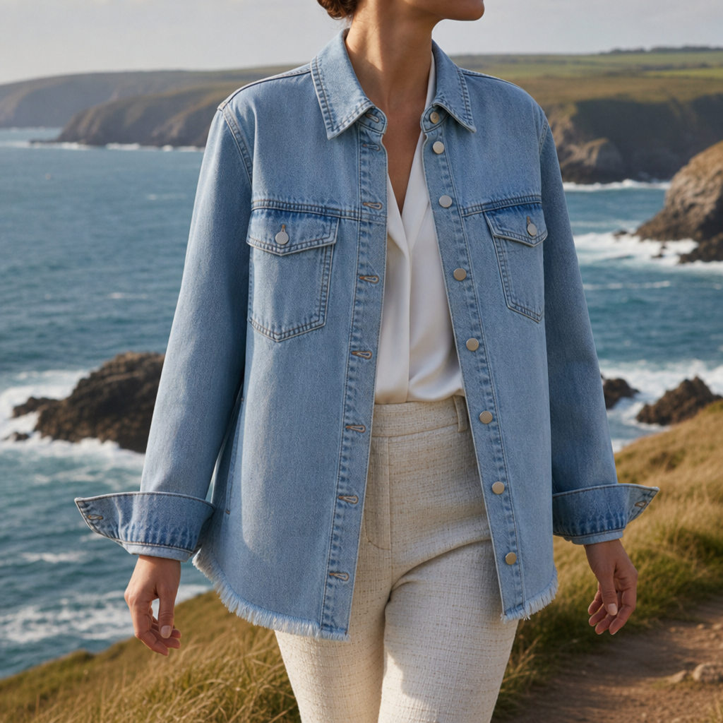 Porquerolles Oversized Denim Jacket