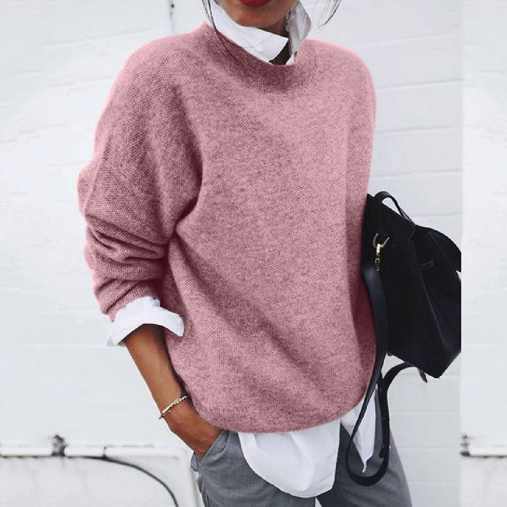 Women's Fine Knit Sweater – Office Knit Pullover
