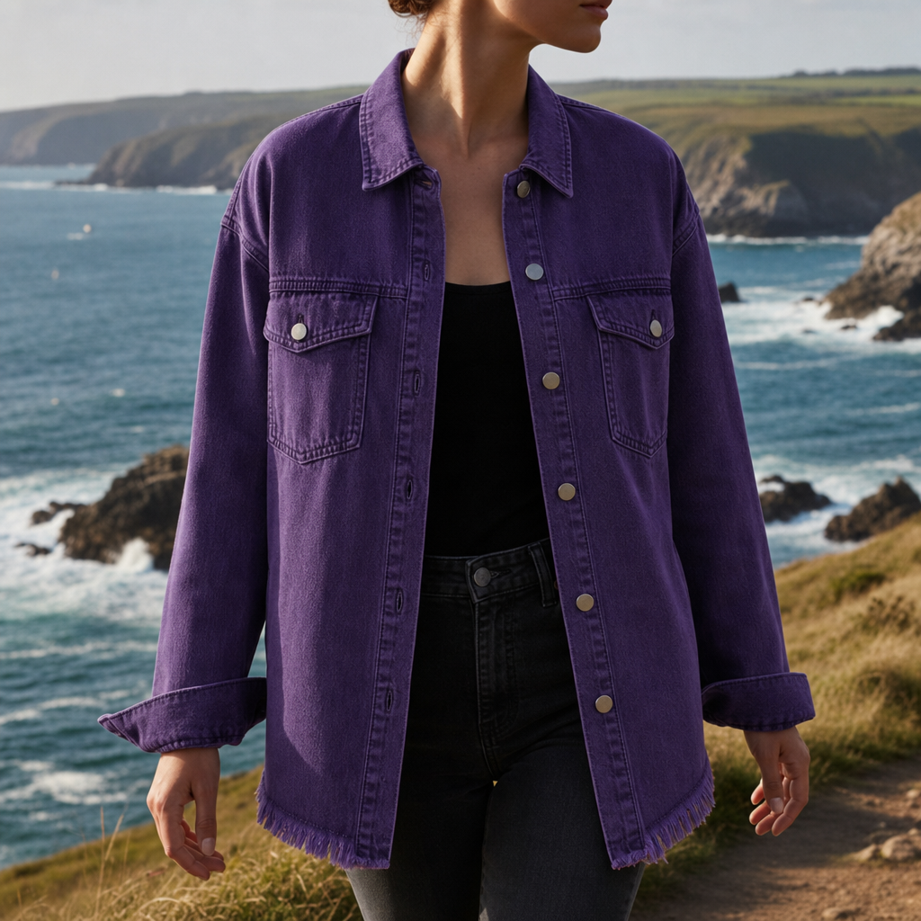 Porquerolles Oversized Denim Jacket