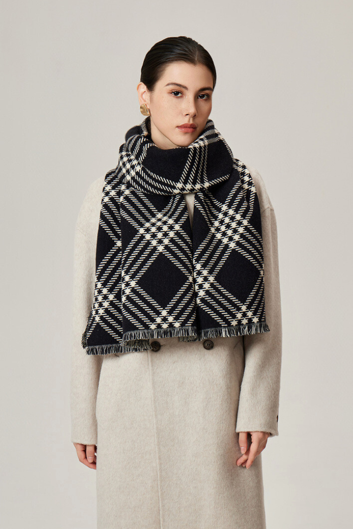 Avarelle Plaid Scarf