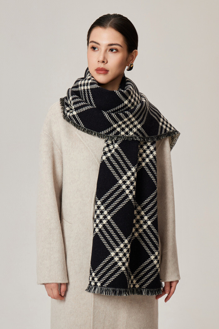 Avarelle Plaid Scarf
