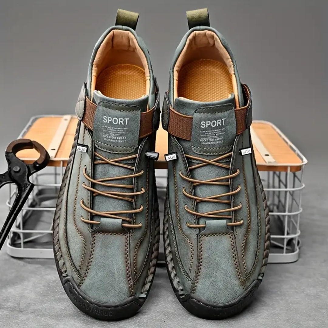 Marshall | Men's Orthopedic Leather-Like Shoes
