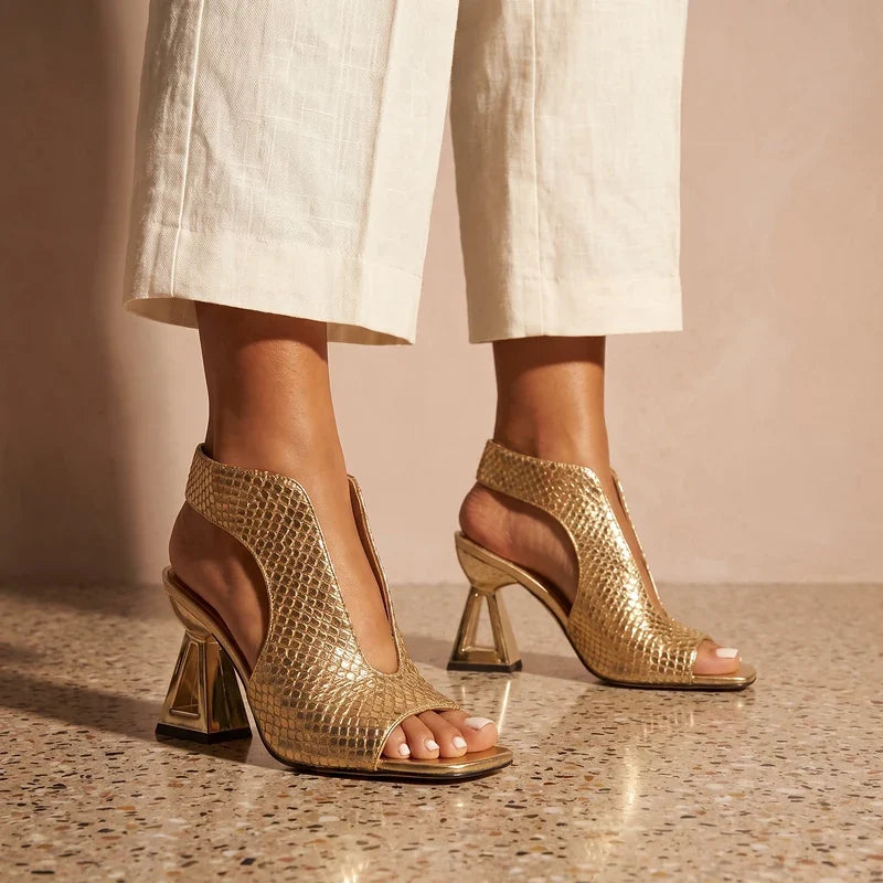 Giselle Woven Slingback Sandals