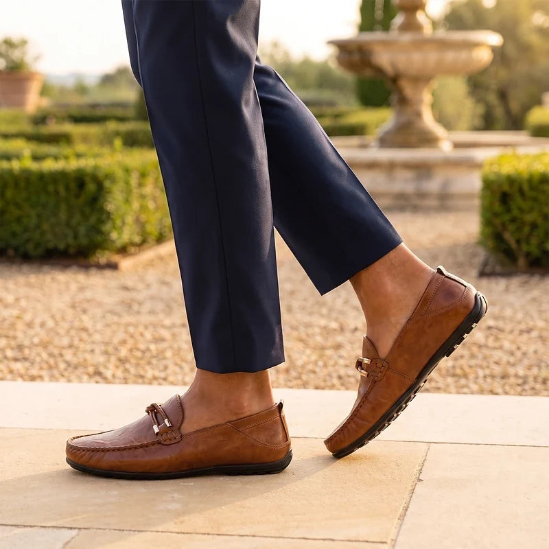 Duncan Lightweight Leather Loafers