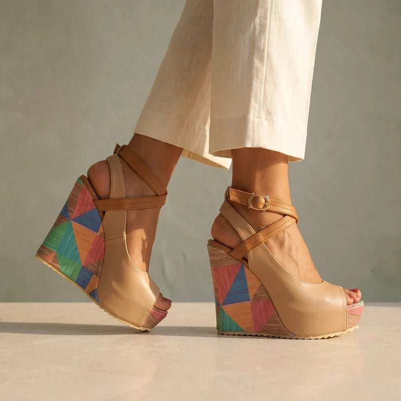 Fleur Arch Support Wedge Sandals