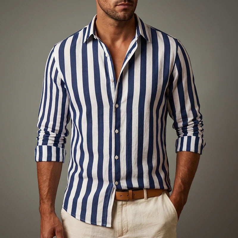 Pembroke Striped Linen Shirt