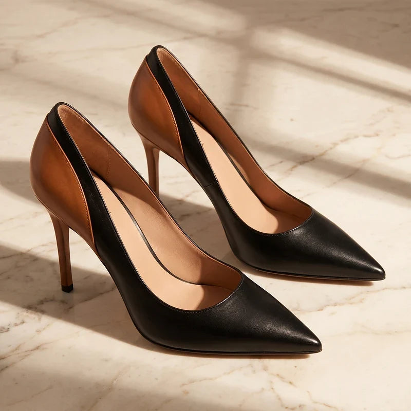 Philippa Two Tone Pointed Pumps