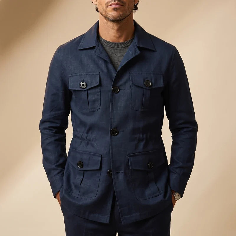 Fairfax Linen Safari Jacket