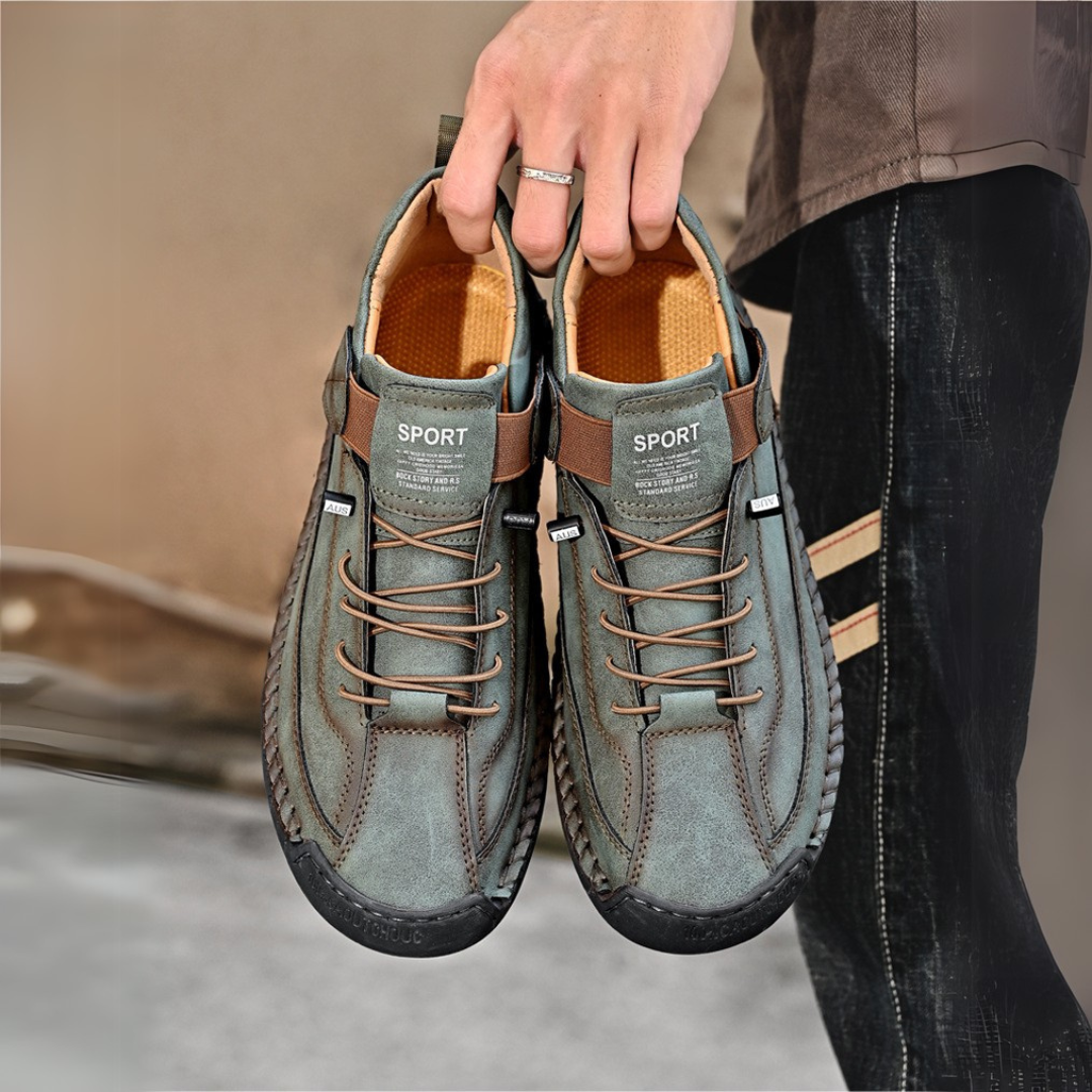Marshall | Men's Orthopedic Leather-Like Shoes