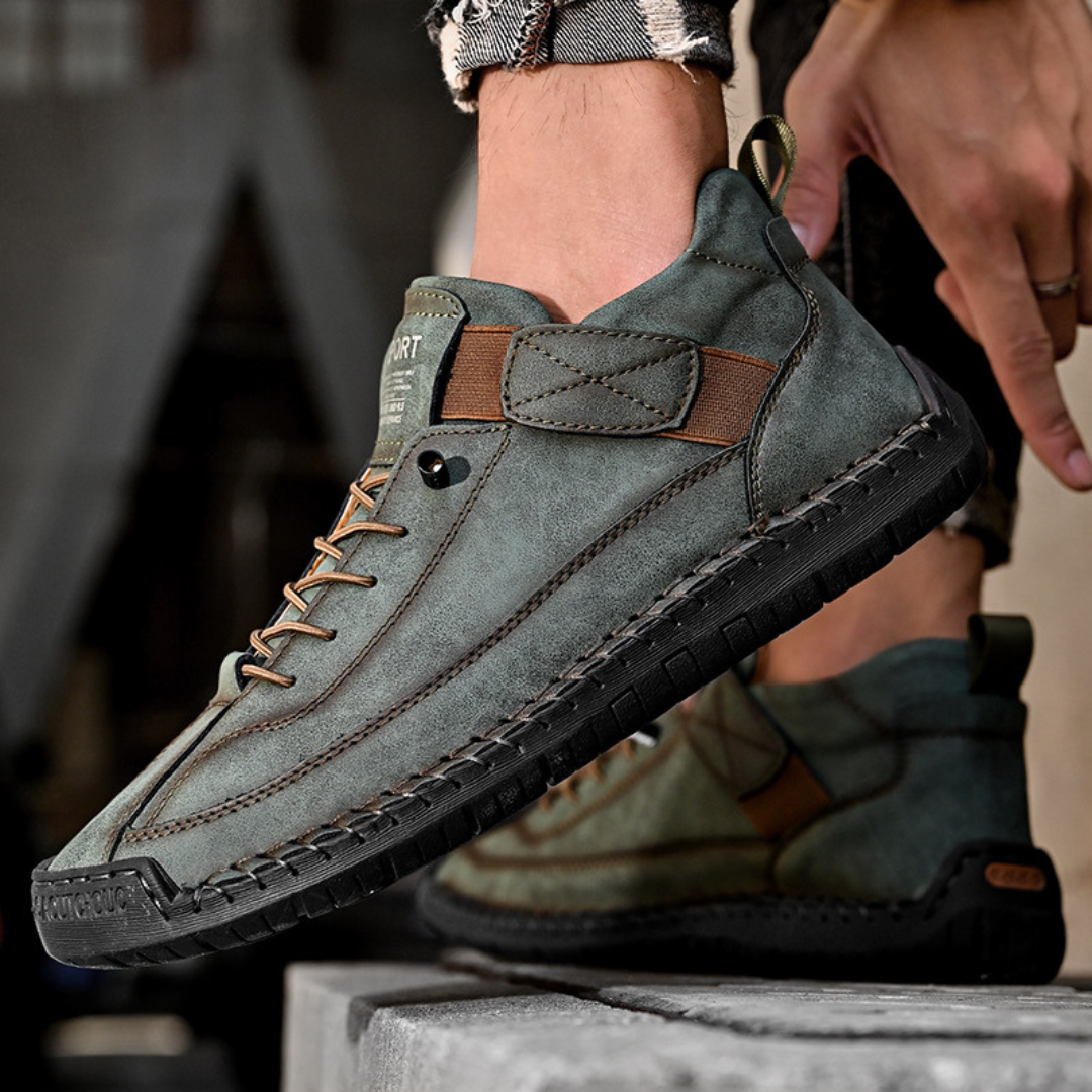 Marshall | Men's Orthopedic Leather-Like Shoes