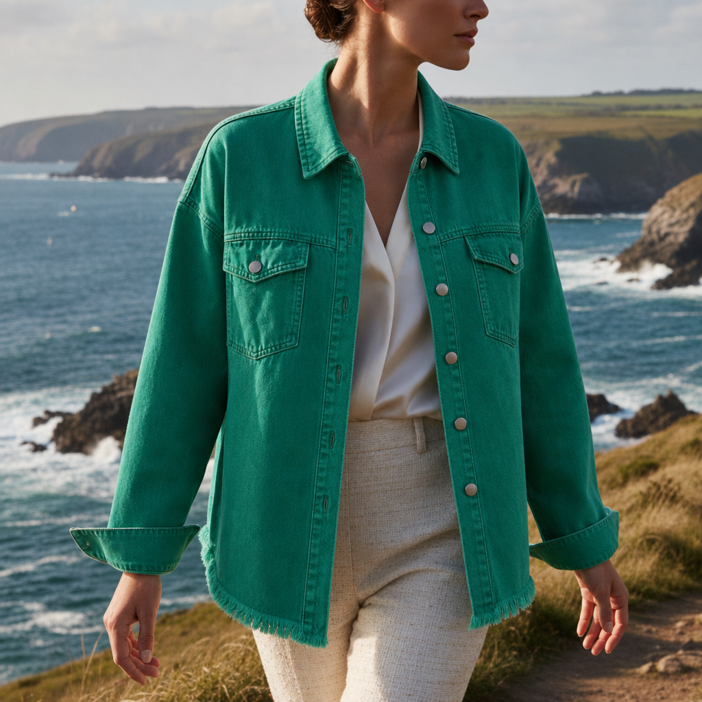 Porquerolles Oversized Denim Jacket