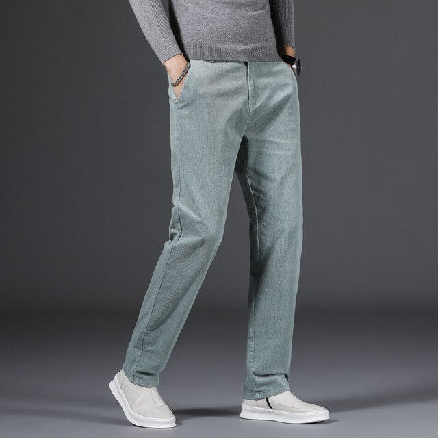 Jacob · Mid-Waist Corduroy Trousers