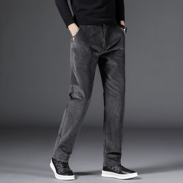 Jacob · Mid-Waist Corduroy Trousers