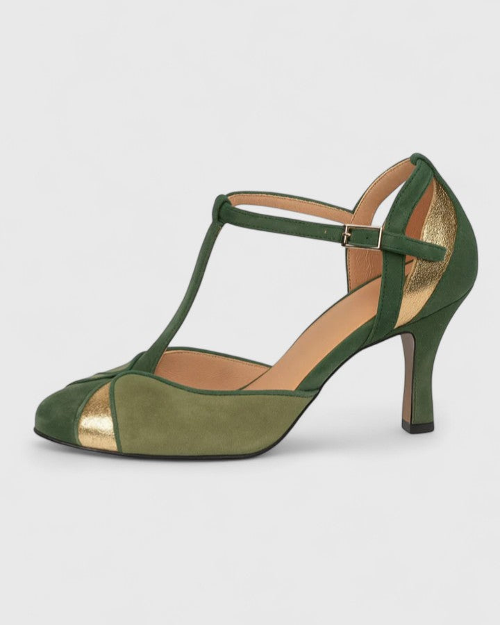 Olga | Elegant and Comfortable Green Women's Heels