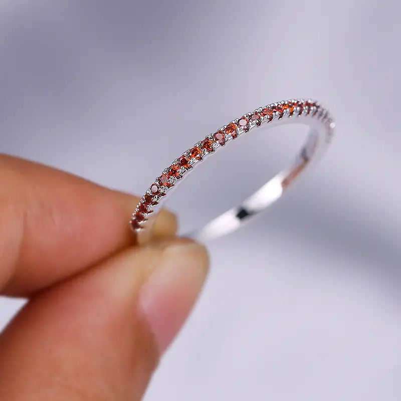 White Gold Statement Ring