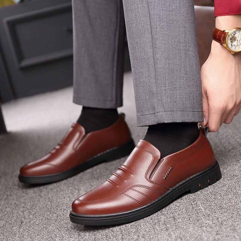 Mike | Men's Leather-Like Office Shoes