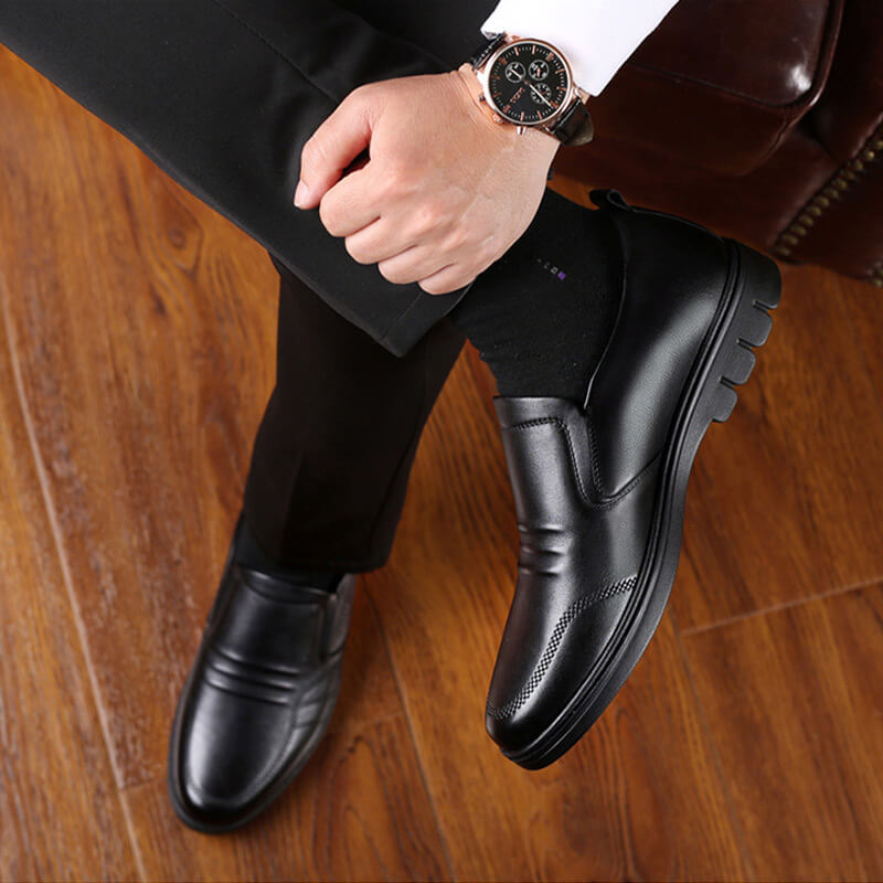 Mike | Men's Leather-Like Office Shoes