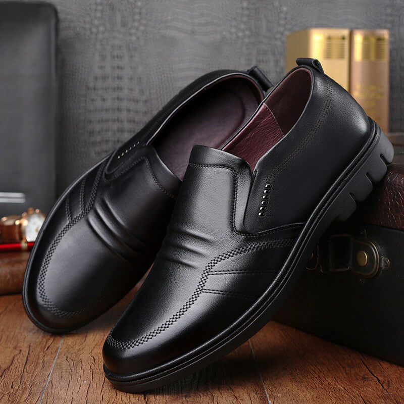 Mike | Men's Leather-Like Office Shoes
