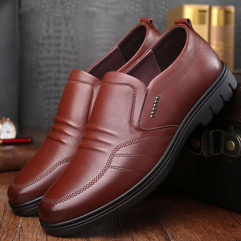 Mike | Men's Leather-Like Office Shoes