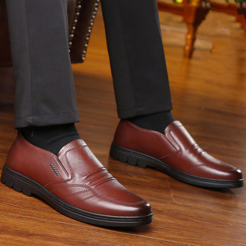 Mike | Men's Leather-Like Office Shoes