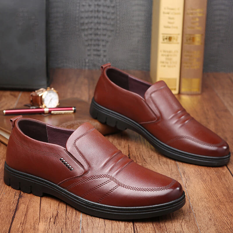 Mike | Men's Leather-Like Office Shoes