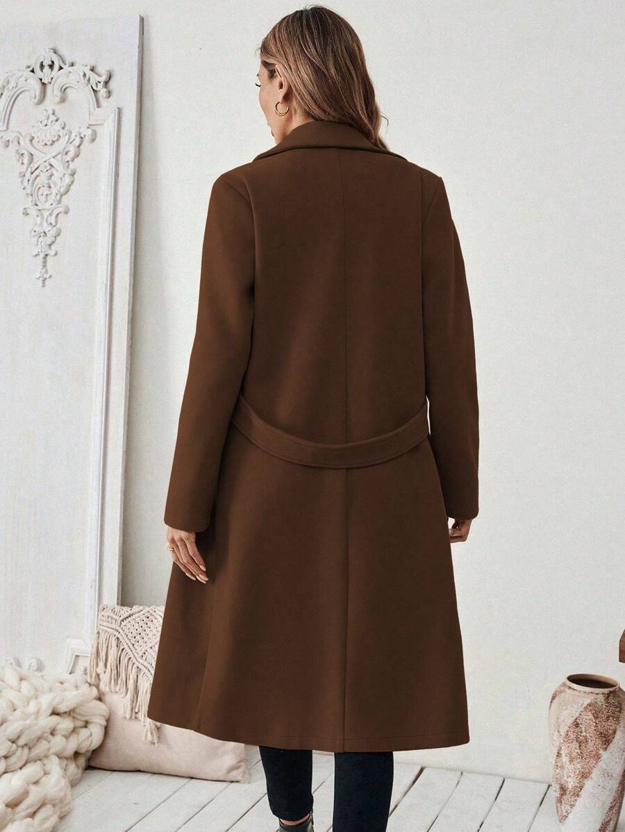Women's Coat | For Winter | Size S-XL | Khaki, Brown, Coffee, Grey, Dark Blue