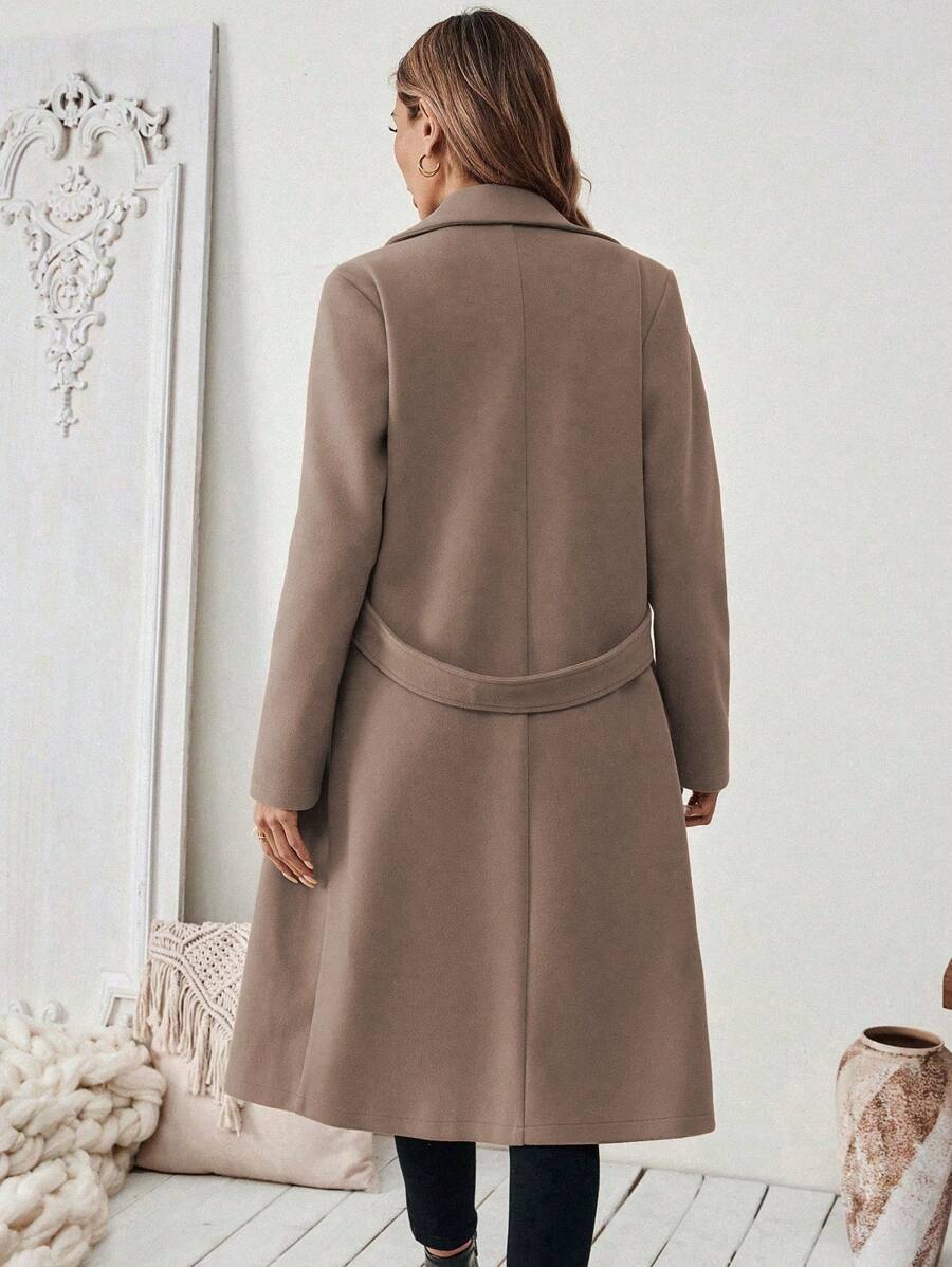 Women's Coat | For Winter | Size S-XL | Khaki, Brown, Coffee, Grey, Dark Blue