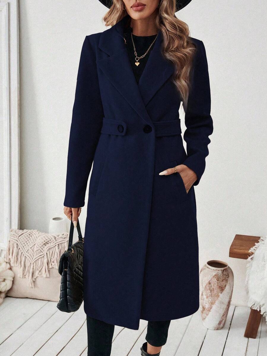 Women's Coat | For Winter | Size S-XL | Khaki, Brown, Coffee, Grey, Dark Blue