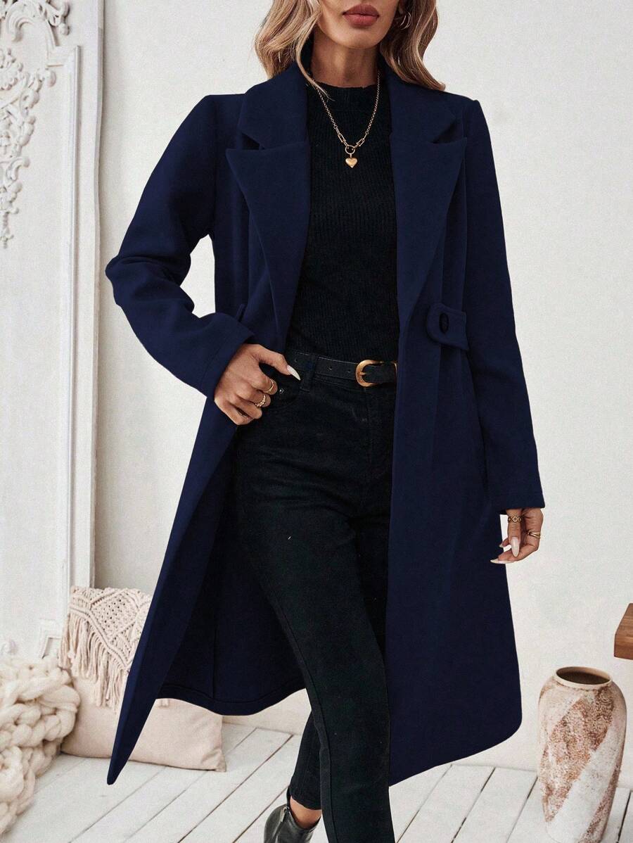 Women's Coat | For Winter | Size S-XL | Khaki, Brown, Coffee, Grey, Dark Blue