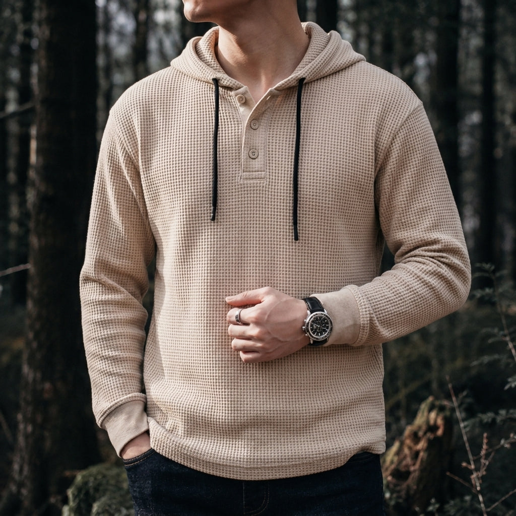 Tavira Waffle Hoodie