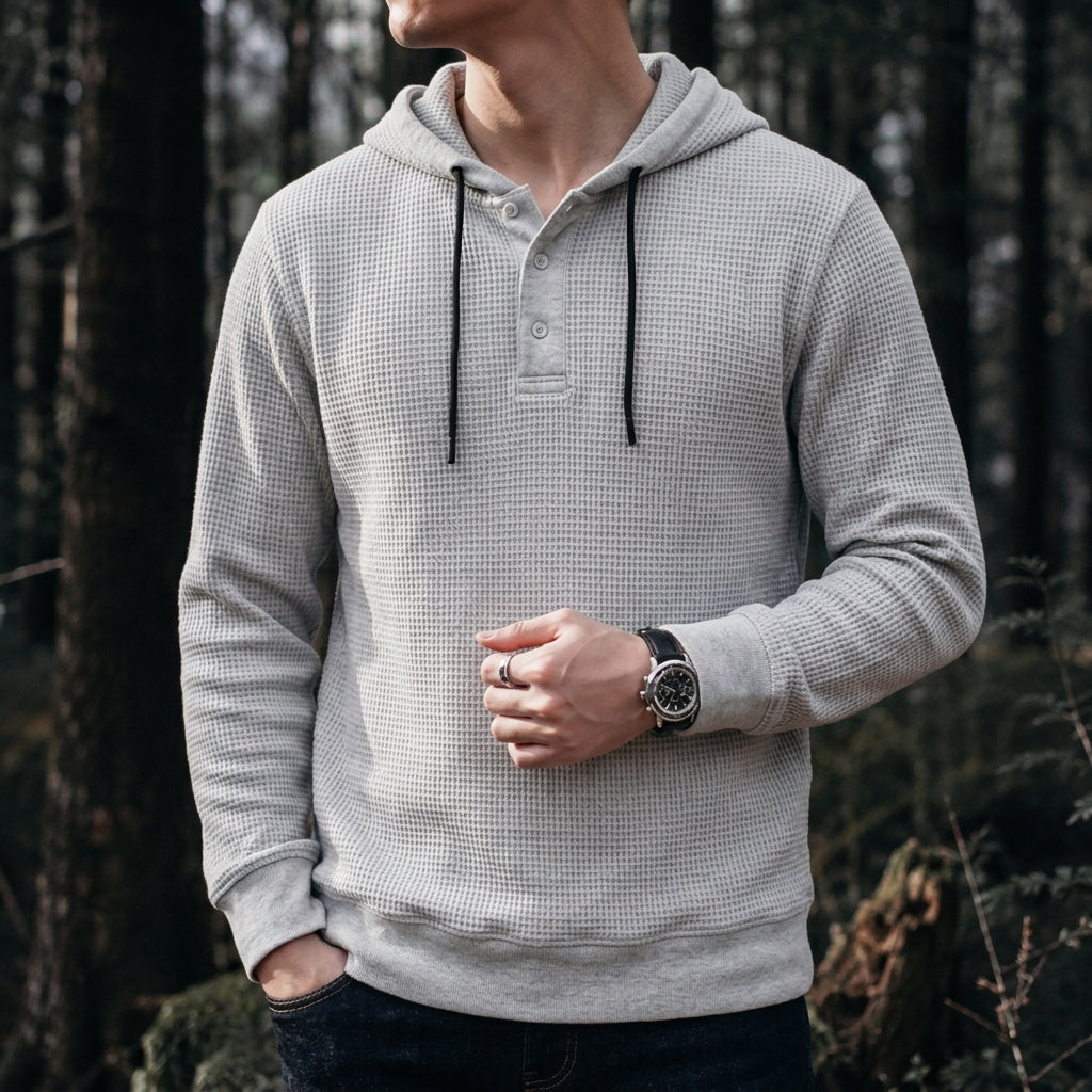 Tavira Waffle Hoodie
