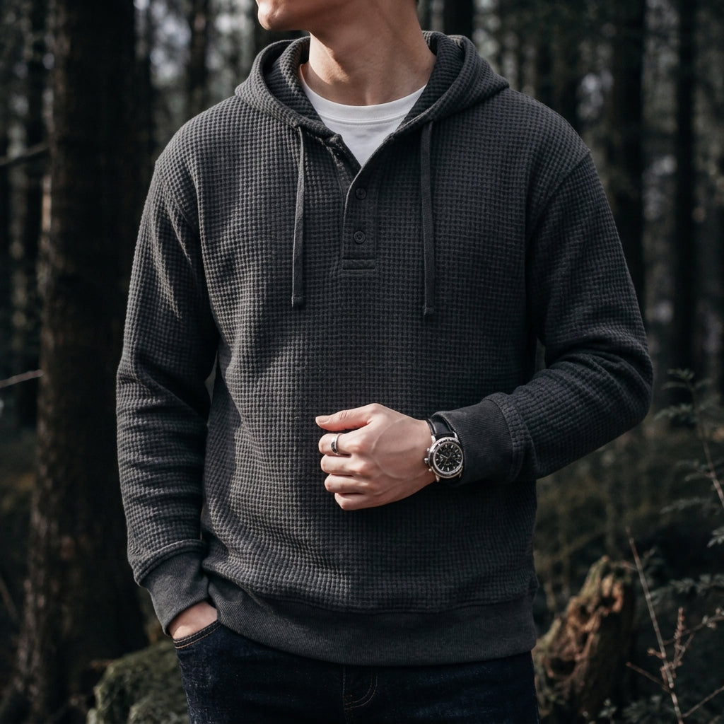 Tavira Waffle Hoodie