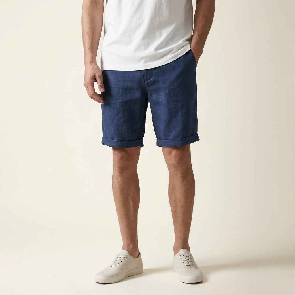 Ronda Linen Casual Shorts