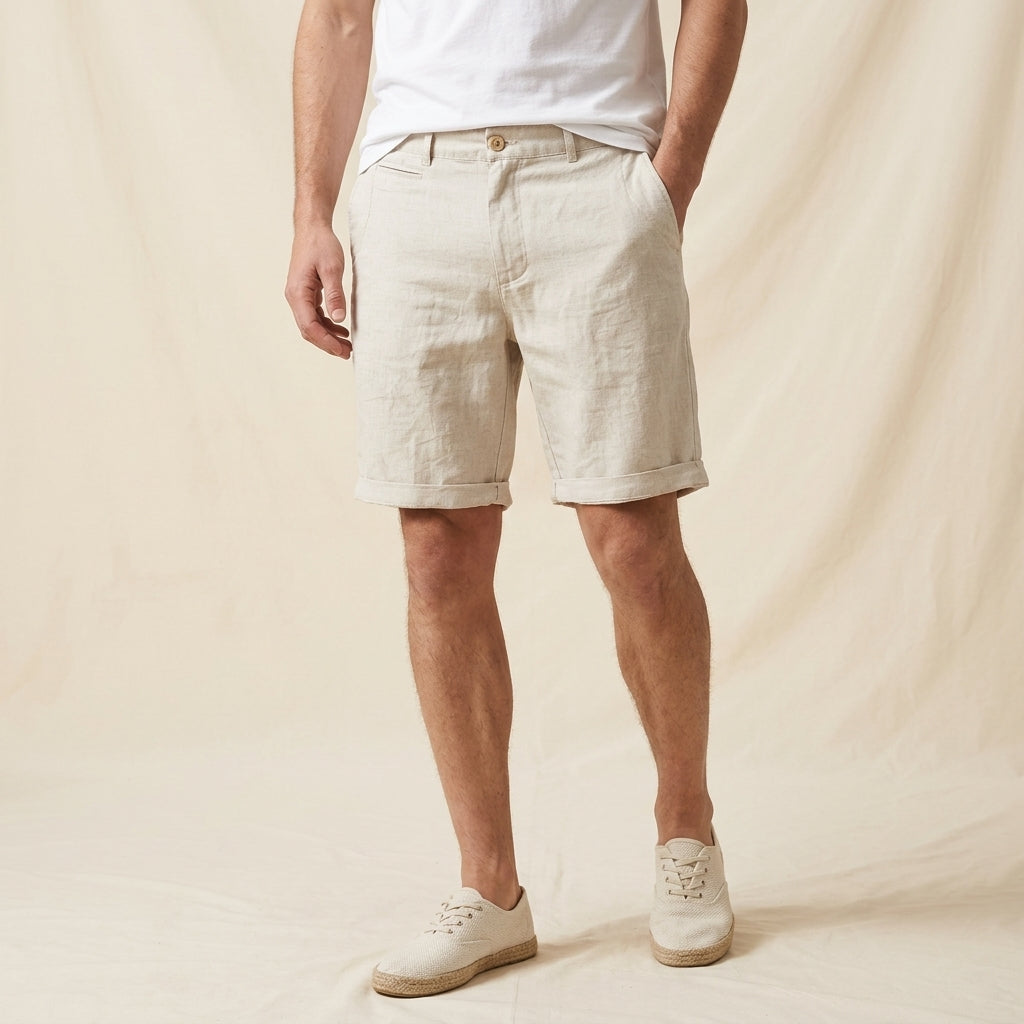 Ronda Linen Casual Shorts