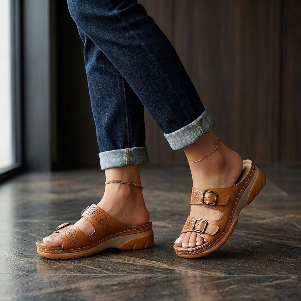 Ronda Genuine Leather Sandals