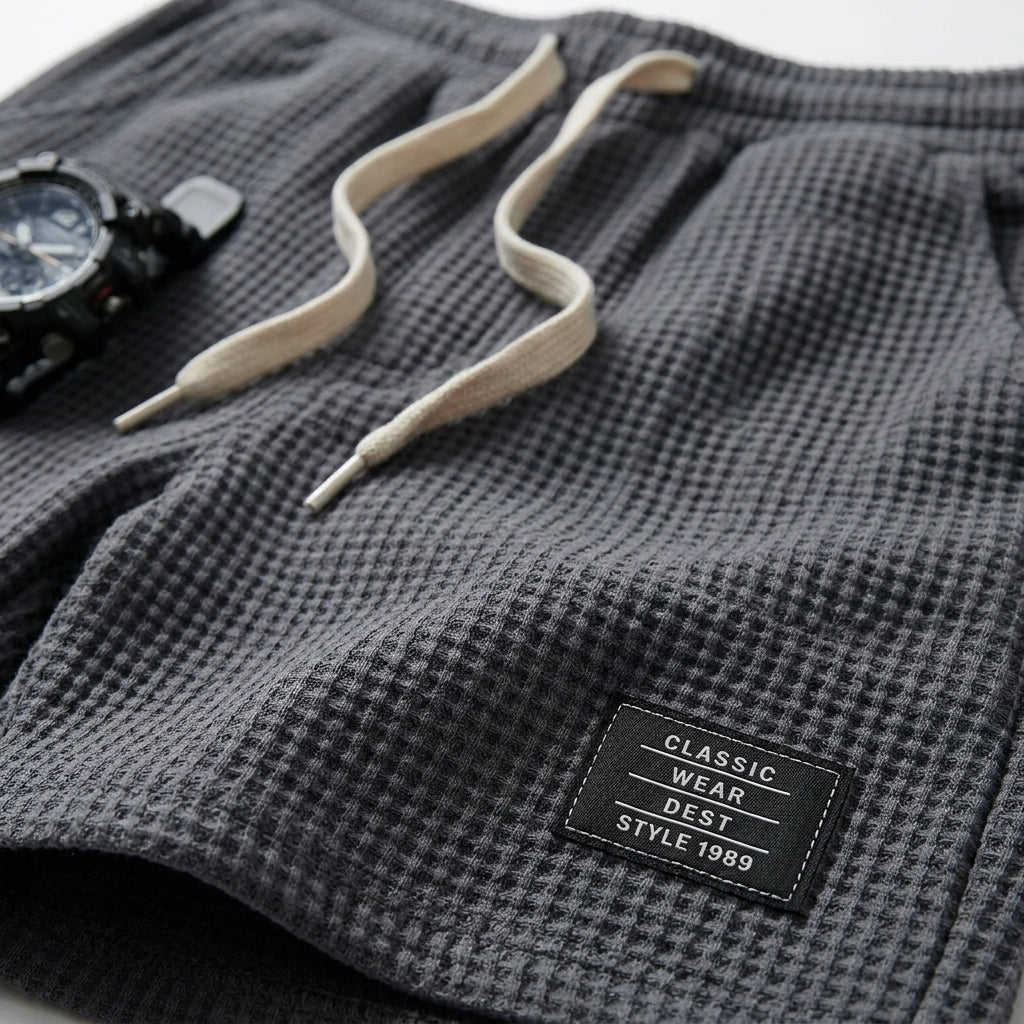 Carcassonne Waffle Summer Shorts