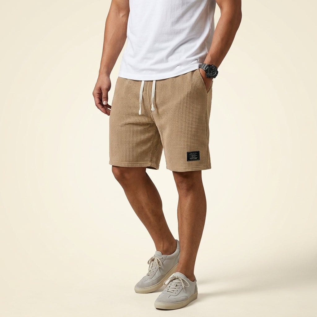 Carcassonne Waffle Summer Shorts