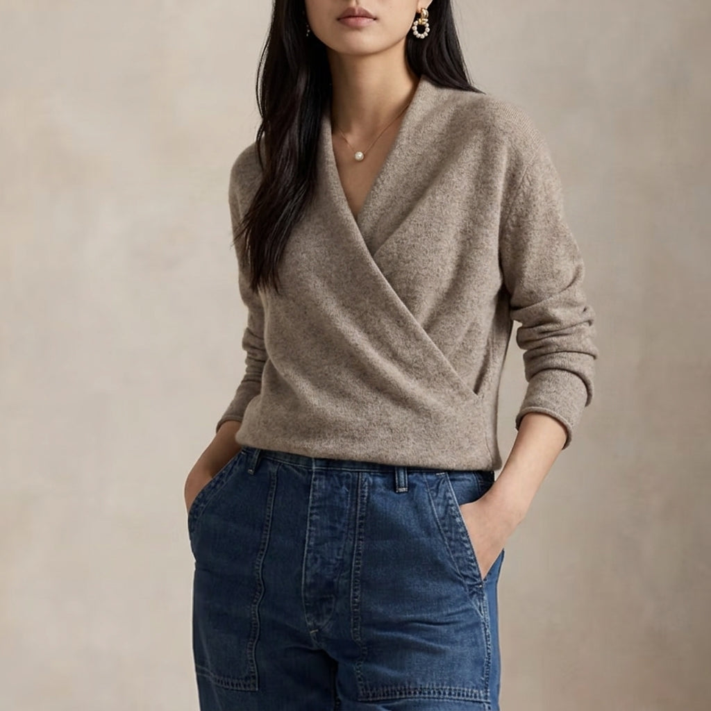 Garmisch Merino Wool Wrap Sweater