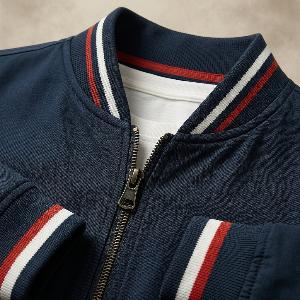 Alassio Men's Zip Bomber Jacket