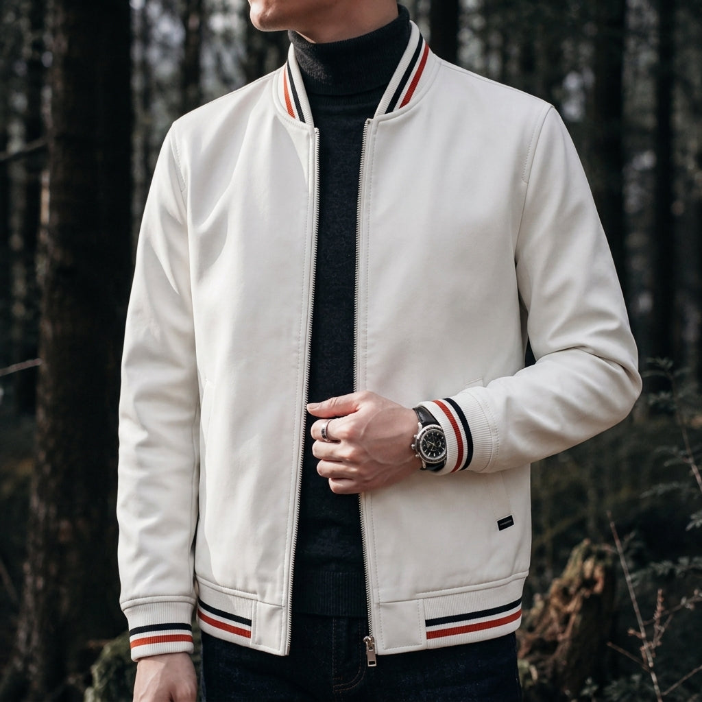 Alassio Men's Zip Bomber Jacket