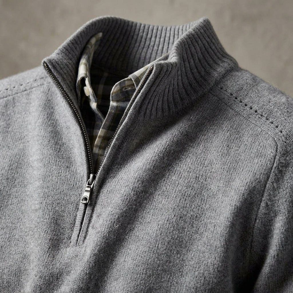 Sète Cashmere Zip-Up Sweater