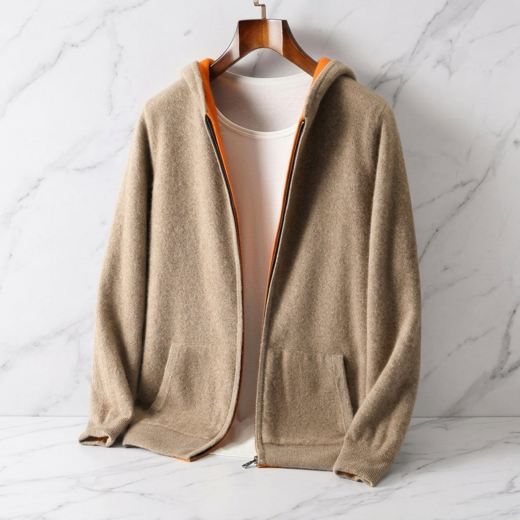 Modica Reversible Cashmere Hoodie