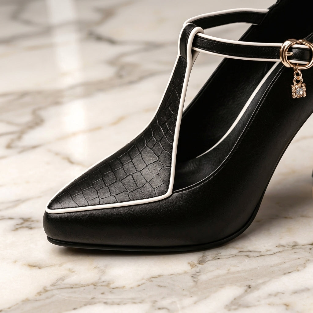 Vivienne Italian Leather Heels