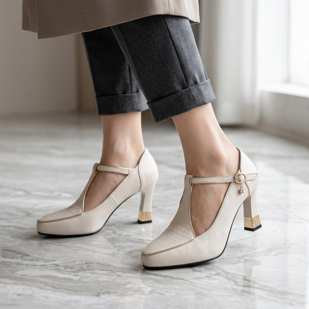 Vivienne Italian Leather Heels