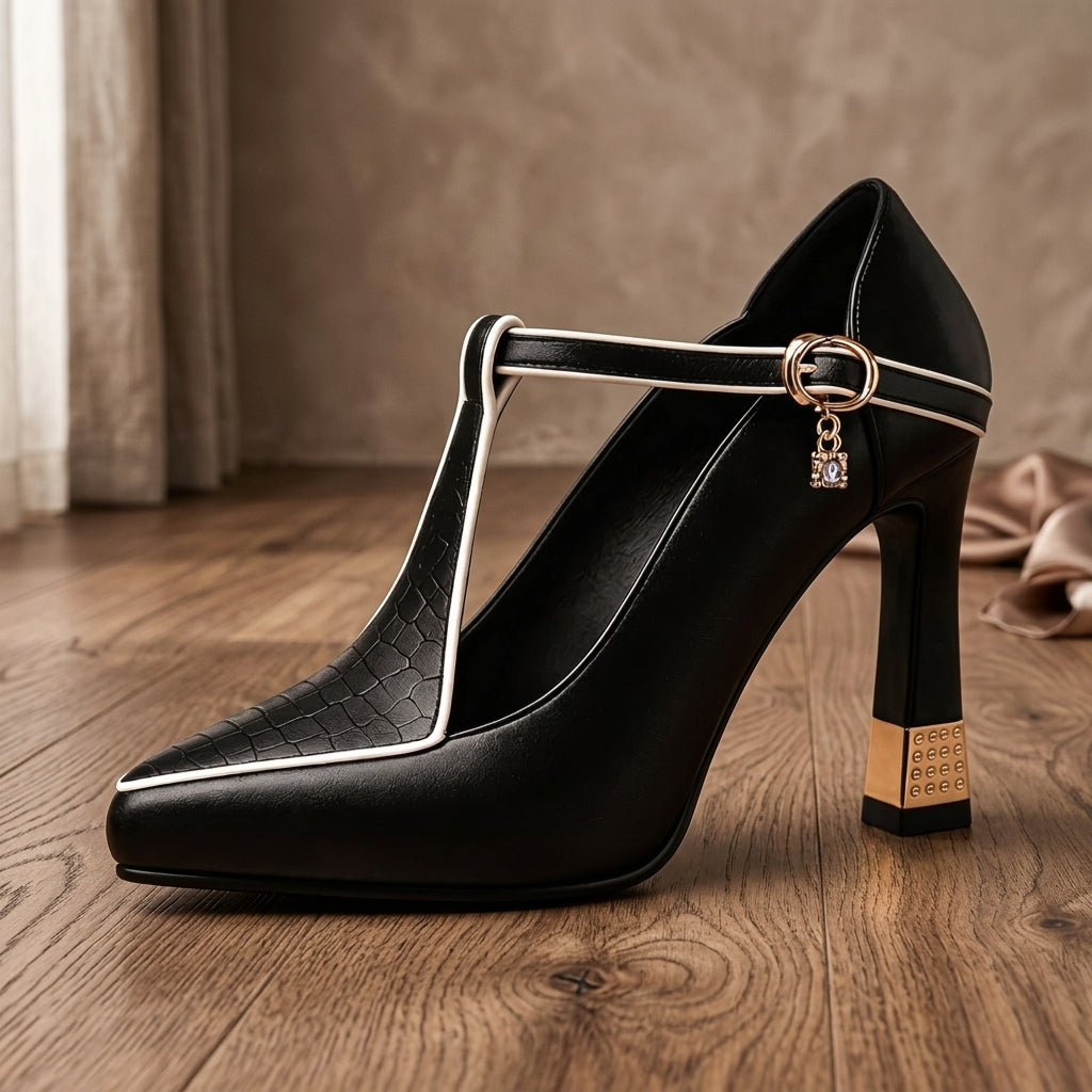 Vivienne Italian Leather Heels